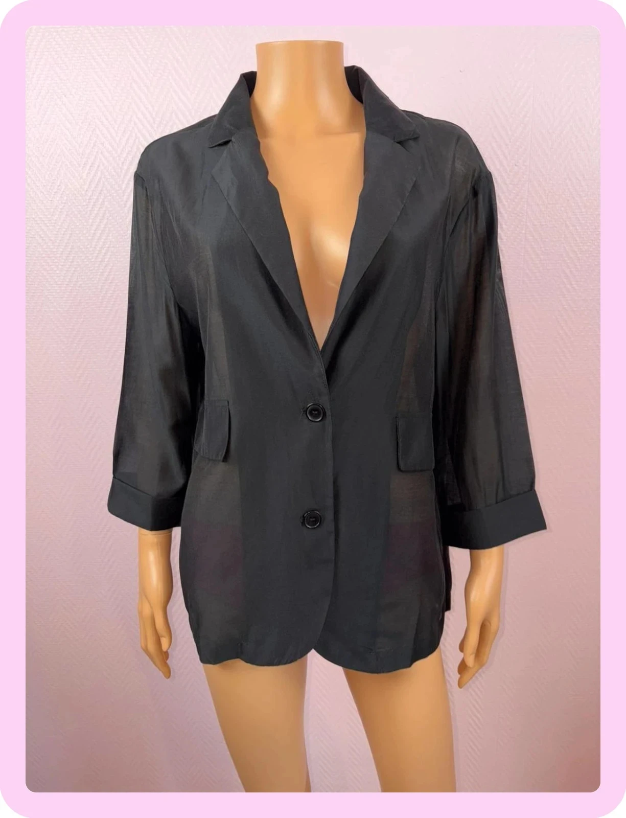 Blazer femme manche courte Paris Milano – photo 2